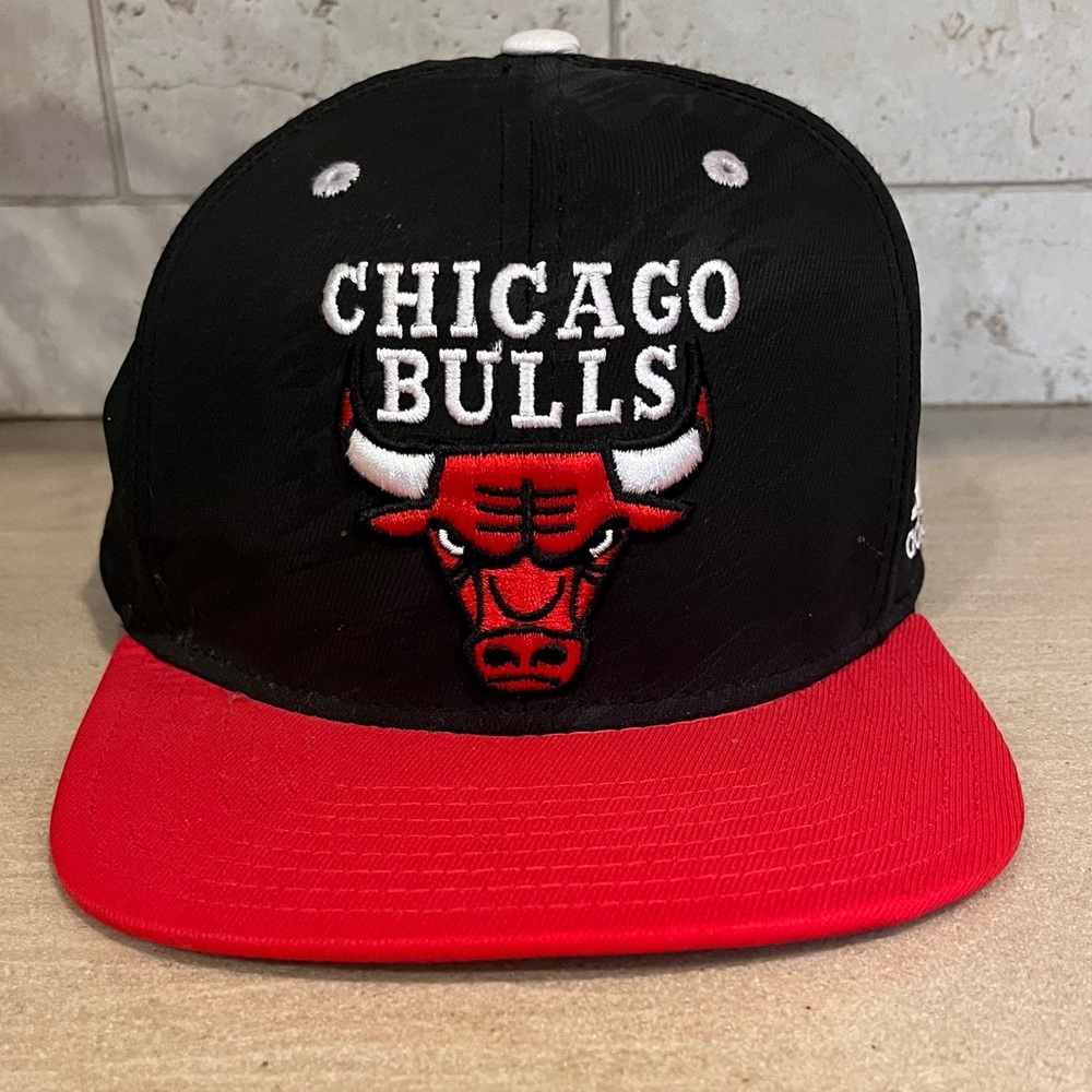 Chicago Bulls Black and Red Cap